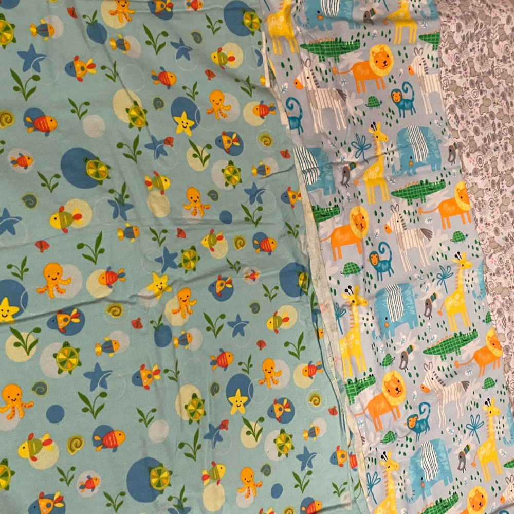 Lot of flannel fabric